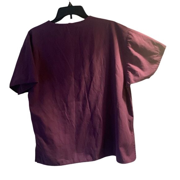 Pre Owned Women’s Dickies Scrub Scrubs Top Purple Size Lg Professional Comfort - Picture 8 of 12